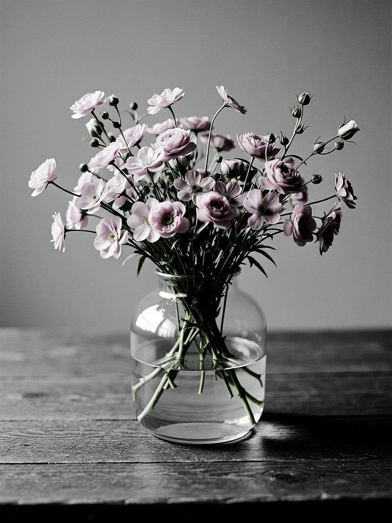 Glasvase arrangement