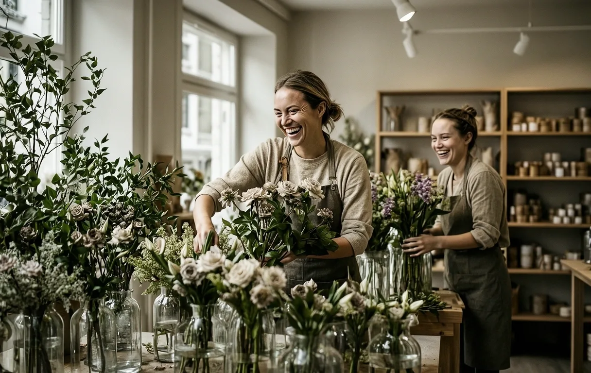 Indenfor hos Plenty Flowers Viborg