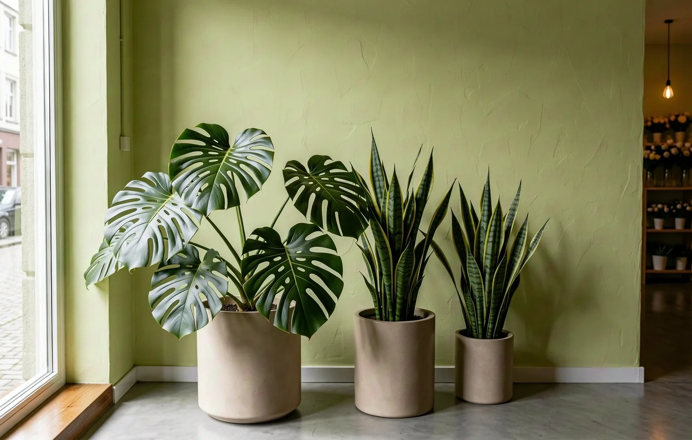 Arkitektoniske stueplanter i Viborg butik