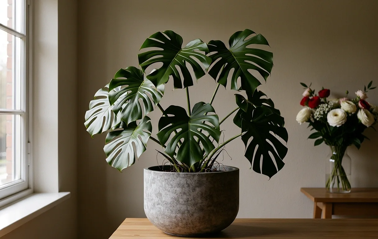 Stor Monstera i indretning