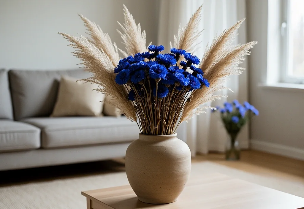 Tørrede blomster i boligen