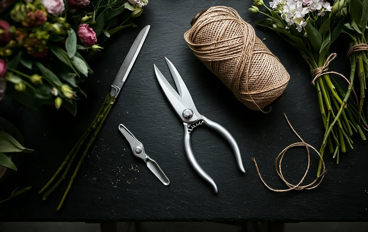Florist værktøj og tekstur